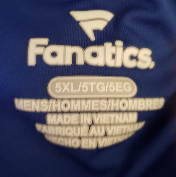 FANATICS NY Giants Royal Blue 5XL Polo.  FF73 - Picture 4 of 5